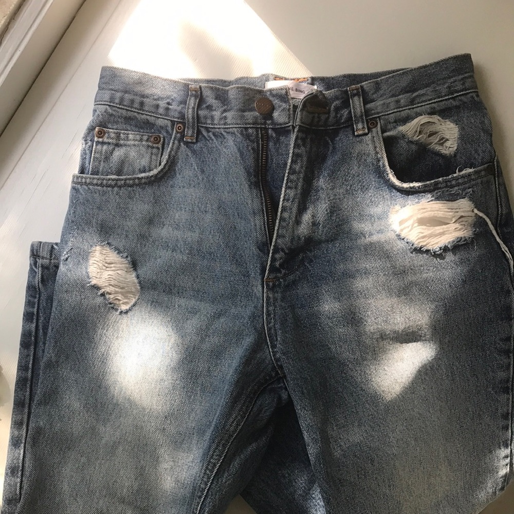 Anine Bing Wide Leg Jeans